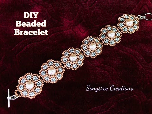 Mother’s Day Gift Idea || How to make Beaded Bracelet sonysreecreations