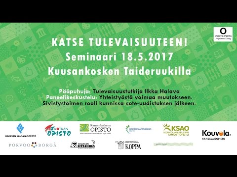 Video: Katse Tulevaisuuteen Tänään