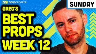 Best NFL PROPS Week 12 | Top 5 NFL Betting Picks \& Predictions