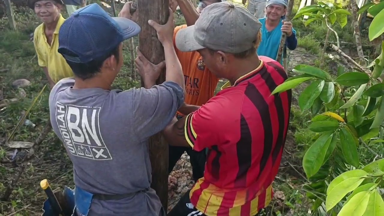 Bergotong royong bh menua tisak ulu sri aman