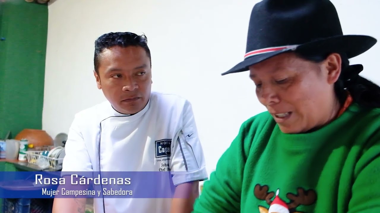 preparación de la arepa boyacense.