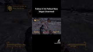 Fallout 4 Vs Fallout New Vegas Unarmed!