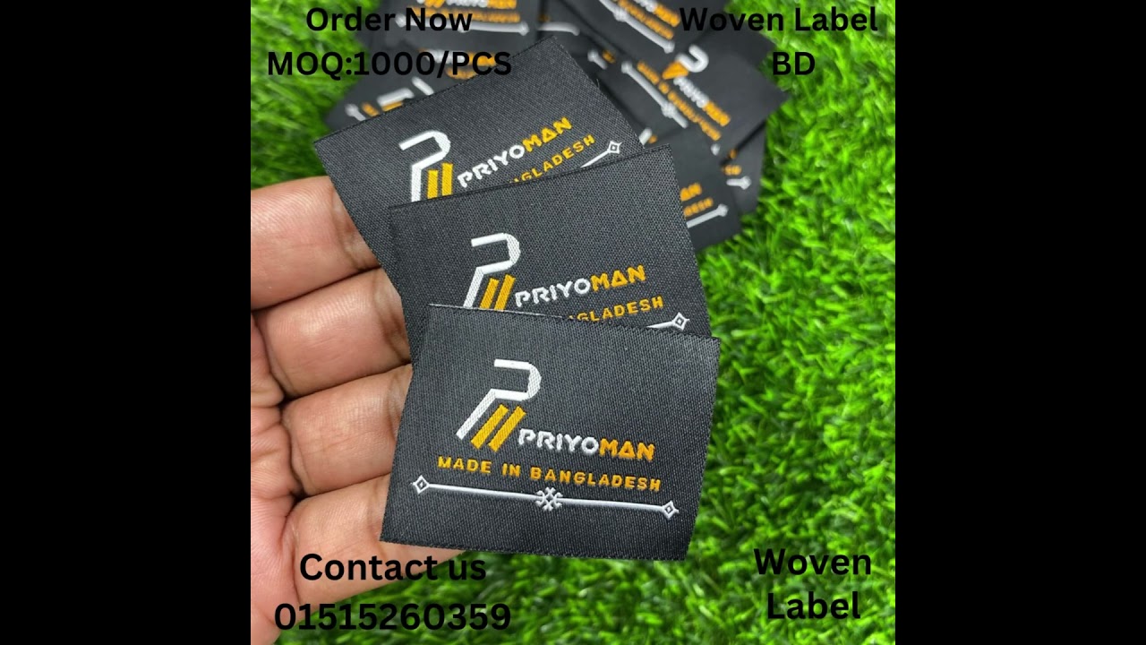 Custom Woven Labels for Clothing | Woven Label | Paper Tag Design | Manufacturing & Printing Guide.