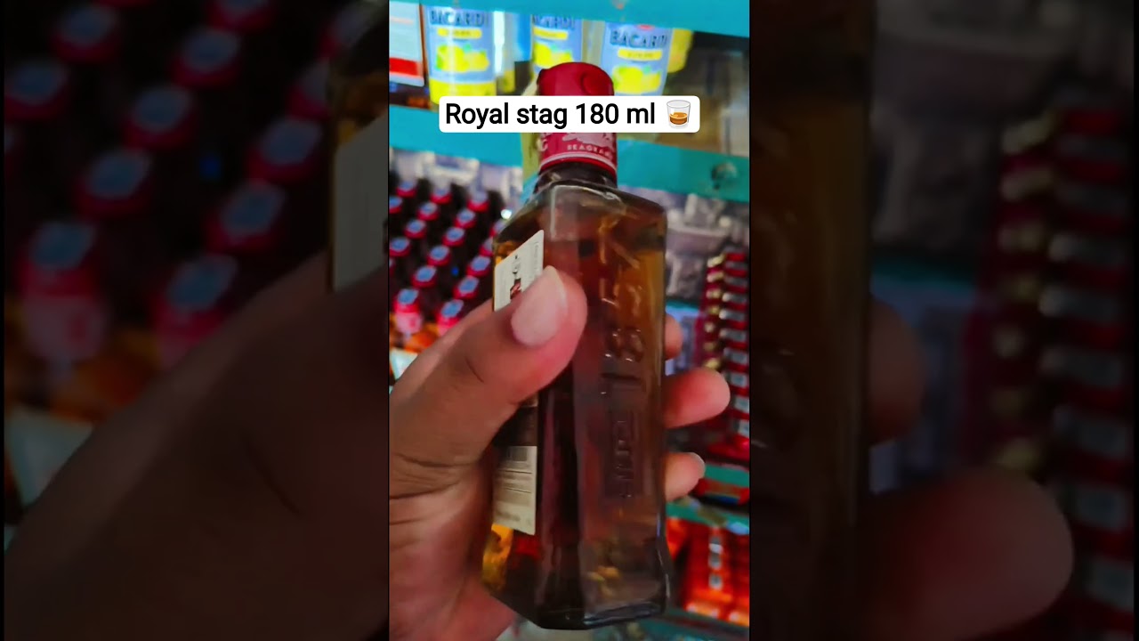 royal stag whisky 180ml 🥃 