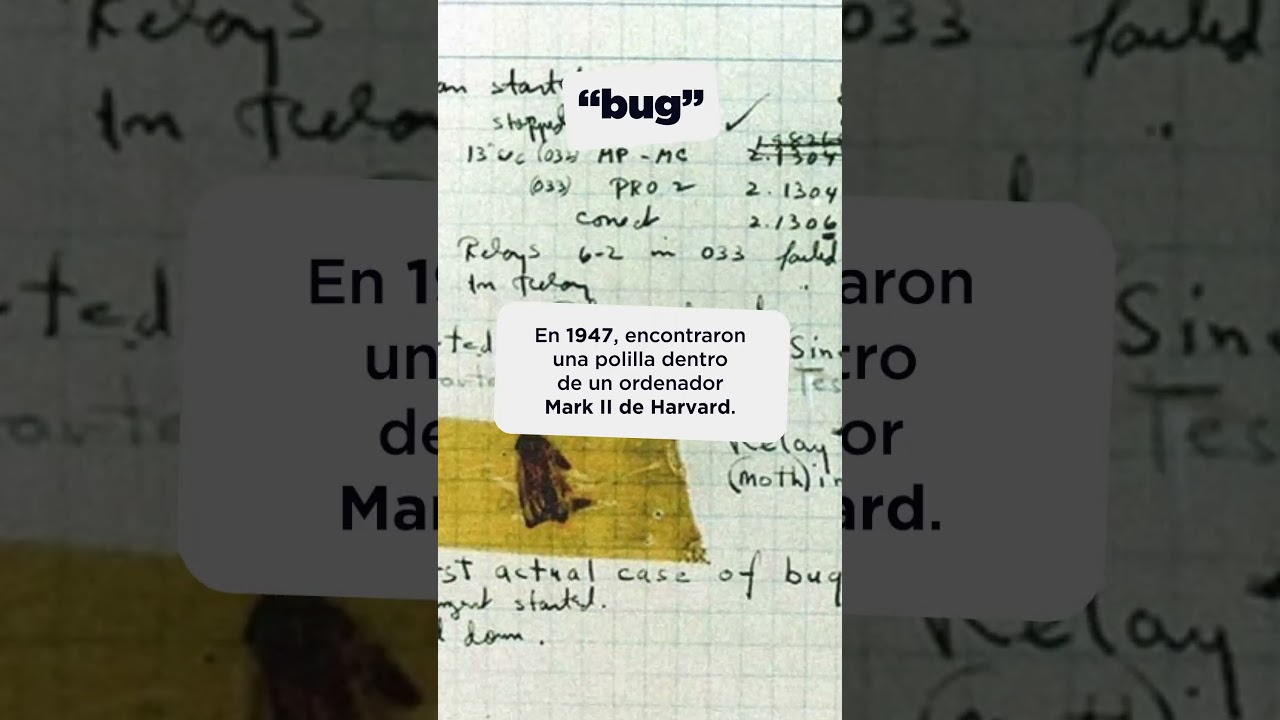 ¿Sabías que el término "bug" en programación tiene una historia fascinante?💻