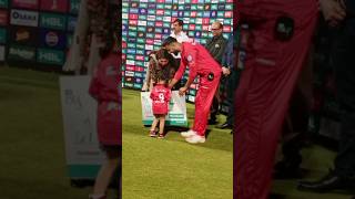 imad wasim player of the match award | imad wasim daughter receivinv award with father #foryou #psl