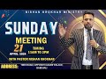 Sunday meeting in head church babehali    21 april 2024  nishan khokhar ministries