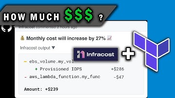 FIND OUT HOW MUCH $$ MONEY $$ YOUR TERRAFORM PLAN COSTS YOU WITH INFRACOST