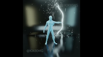 Shooting arrow & Bow | blender eevee | blender particle system