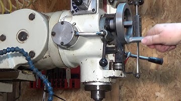 How To: Fine Feed on Milling Machines