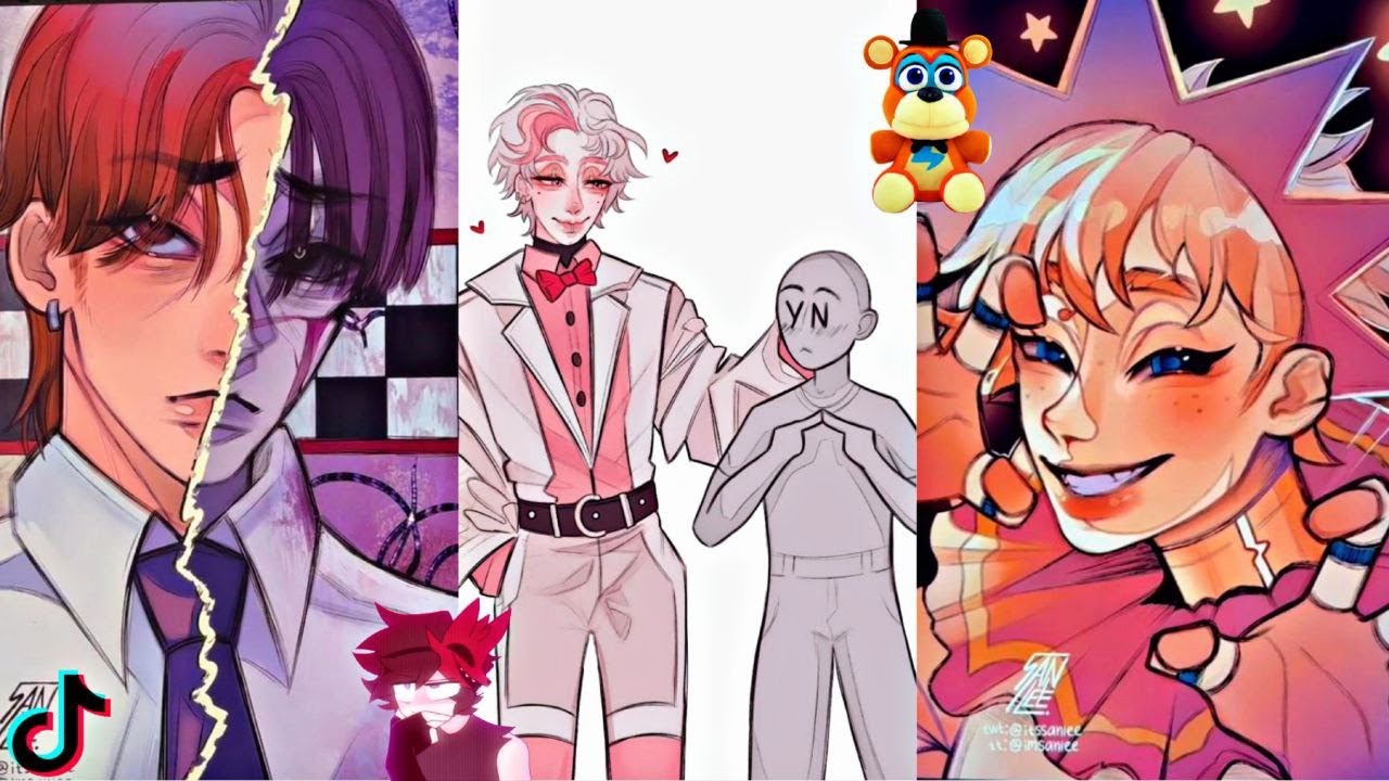 FNAF Art/Animation/Drawing - TikTok Compilation (Five Nights At Freddy’s) #7