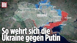 Ein Jahr Ukraine-Krieg: Video zeigt Frontverlauf im Zeitraffer