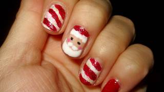 santa nail claus tutorial