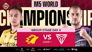 ENG M5 Group Stage Day 4 ONIC vs TE Game 1