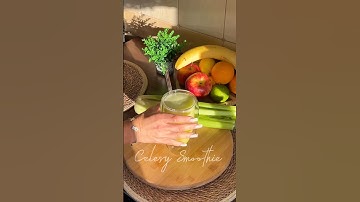 Not a Fan of Celery Juice? Try This Tasty Green Apple, Lemon & Celery Smoothie!