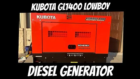 Unleash Power with Kubota GL14000 Lowboy Diesel Generator