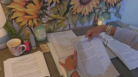 ASMR📜Document Sorting. Crinkly Plastic and Paper Sounds Soft Spoken. @LISASRELAXINGASMR-pb1gb