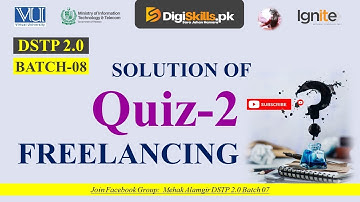 freelancing quiz 2 batch 8 | dstp 2.0 batch 08 freelancing quiz 2