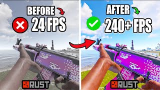 ?RUST: BEST SETTINGS TO BOOST FPS AND FIX FPS DROPS / STUTTER ?| Low-End PC 2023✔️