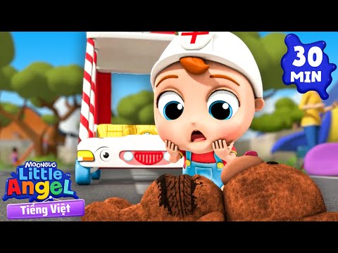 Bánh Xe Cứu Thương Quay Vòng Vòng | Little Angel - Tiếng Việt | Nhạc cho Trẻ em | Bài hát Ru ngủ