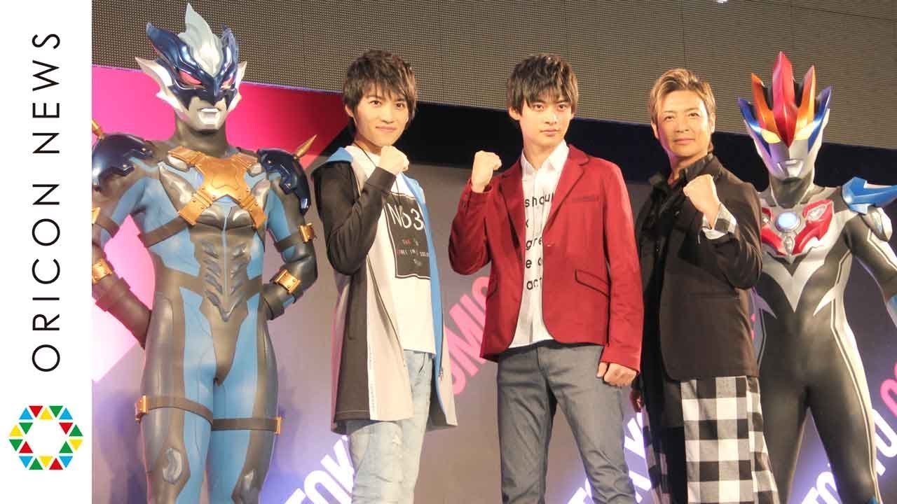 劇場版ウルトラマンr B の新ウルトラマン解禁 主題歌にはつるの剛士が決定 ウルトラマンに夢をもらった 劇場版ウルトラマンr B 製作発表会 Youtube