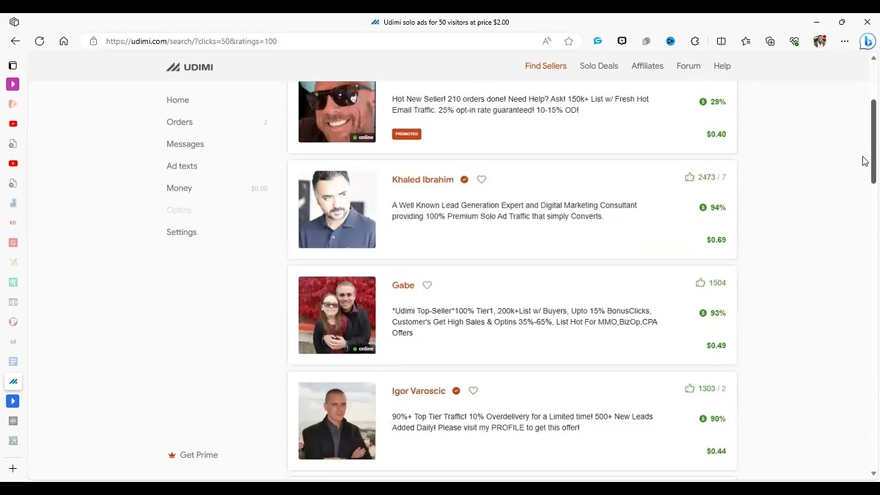 New way to get sign ups with udimi solo ads review in 2023