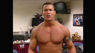 Evolution Attacks Mick Foley Backstage Raw Feb 09, 2004