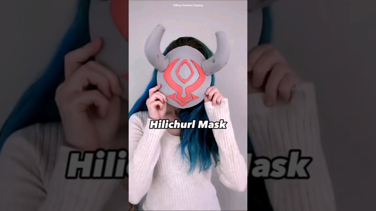 Making a Hilichurl Mask from Genshin Impact! #cosplay #genshinimpact #tutorial