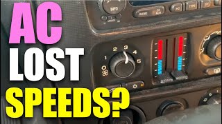 HOW TO FIX BLOWER MOTOR / AC LOST SPEEDS? Resistor CHEVY Trailblazer GMC Envoy #REPAIR #FIX #DIY