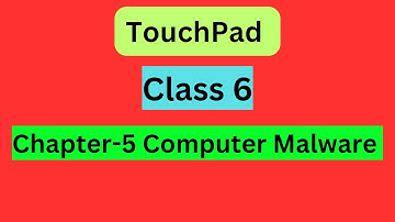 TouchPad Class 6 Chapter 5 Computer Malware/ Computer Malware in TouchPad Class 6 Lesson 5