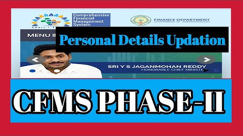 CFMS PHASE 2| how update employee particulars in CFMS || ESS || employee self service || CFMS