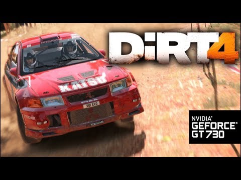 DiRT 4 - GT 730 - 8GB Ram - YouTube