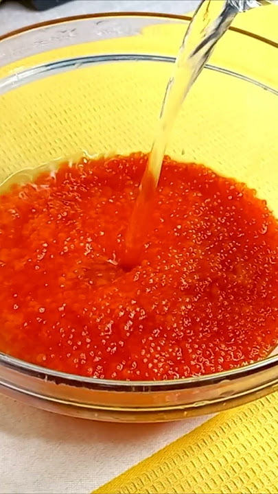 HOW easy to cook SALMON CAVIAR!#shorts