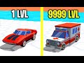 Race arena  all cars unlocked most incredible car evolution max level power 9999 level car