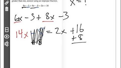 [8.EE.7b-1.4] Solve Linear Equations - Common Core Standard