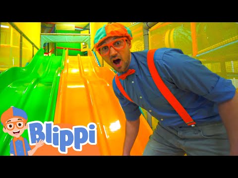 Blippi Visits LOL Kids Club Indoor Play Place! | Educational Videos For Kids