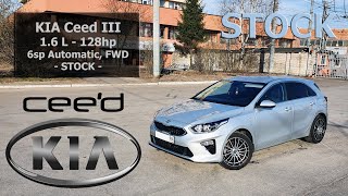 KIA Ceed III 1.6 (128 hp) 0-100 (Stock) - Разгон до сотни