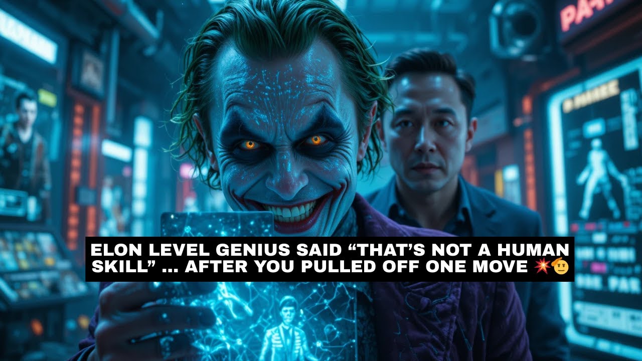 ELON LEVEL GENIUS SAID “THAT’S NOT A HUMAN SKILL” … AFTER YOU PULLED OFF ONE MOVE 💥🫡 || Joker Speech