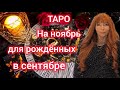 Таро прогноз на НОЯБРЬ 25 для рождённых в сентябре/Для Дев и Весов рожденных в сентябре