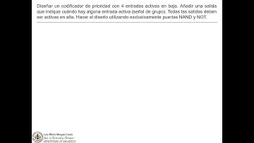 Cuestión 4 sobre circuitos combinacionales integrados