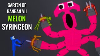 I turn Melon Human Into SYRINGEON - Garten Of  Banban 7 - People Playground