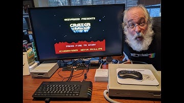 Crater Crawler - Sinclair ZX Spectrum Next - NextBASIC Retrogaming - 8bit Video Game - Moon Patrol