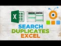 How to Search Duplicates in Excel