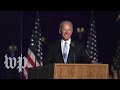 President-elect Joe Biden’s full acceptance speech