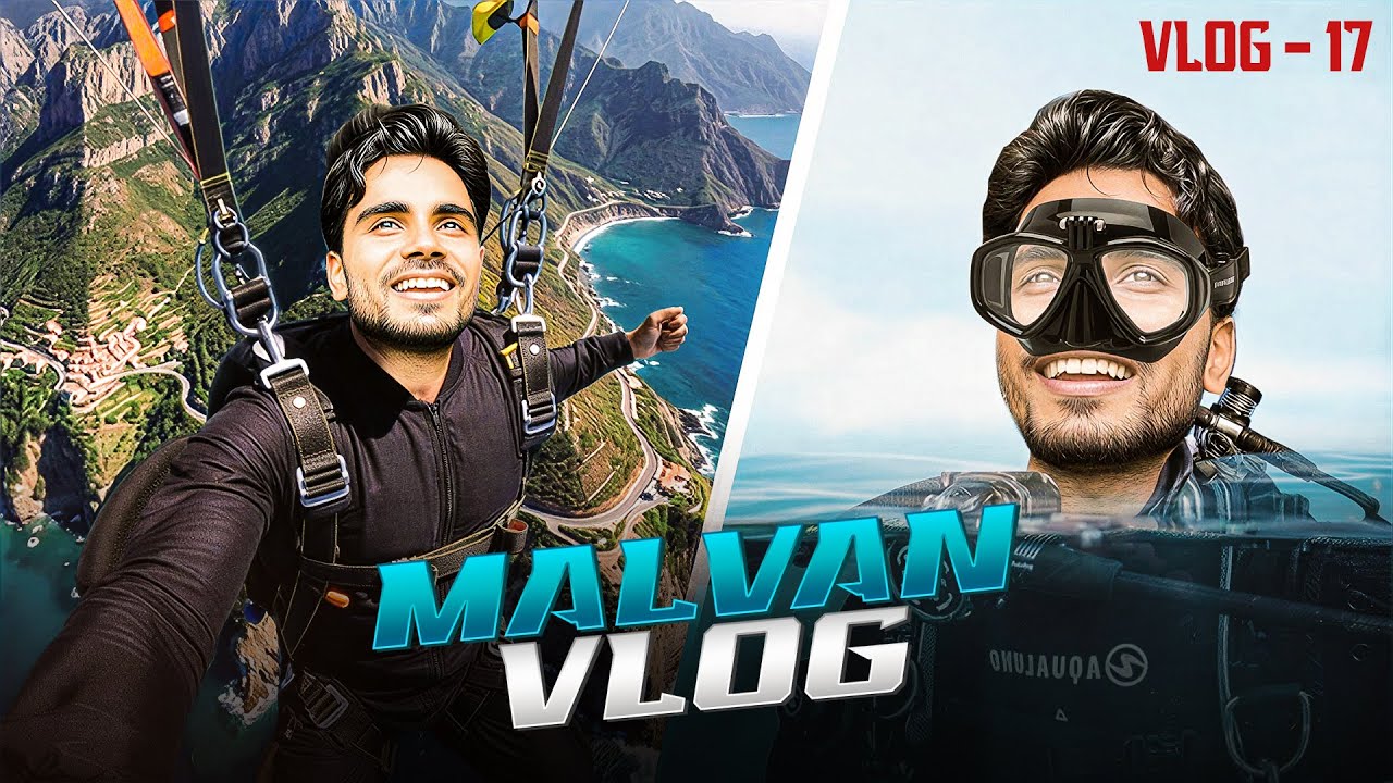 PARAGLIDING AND SCUBA DIVING FIRST TIME IN MY LIFE