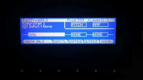 Kurzweil PC3: DSP Oscillator Overview