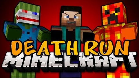 BRAND NEW Minecraft: DEATH RUN MINIGAME! w/Bashur, Preston, and Jordan!