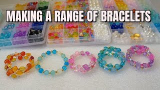 Make Bead Bracelets with me! Using my latest Beebeecraft Bead Haul
