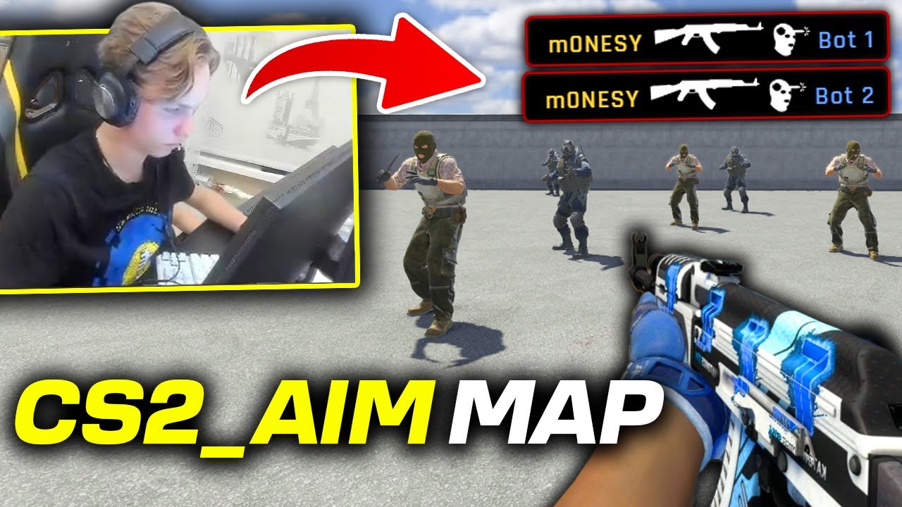 CS2 Aim Training Map - Alternative option to the popular aim botz map.