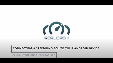 How To Connect A Speeduino ECU To Realdash Using Bluetooth (Android Mobile or Tablet)
